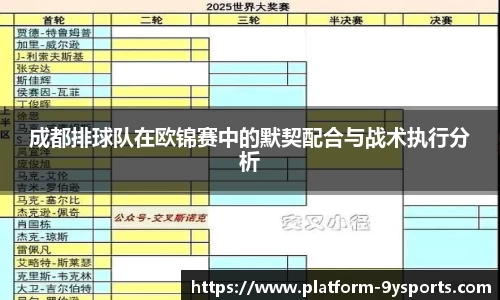 成都排球队在欧锦赛中的默契配合与战术执行分析