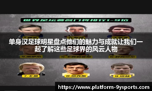 单身汉足球明星盘点他们的魅力与成就让我们一起了解这些足球界的风云人物